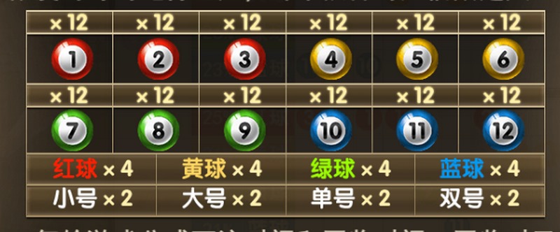 四色争锋,幸运就在你的手中! 4 下注有序,乐趣公平